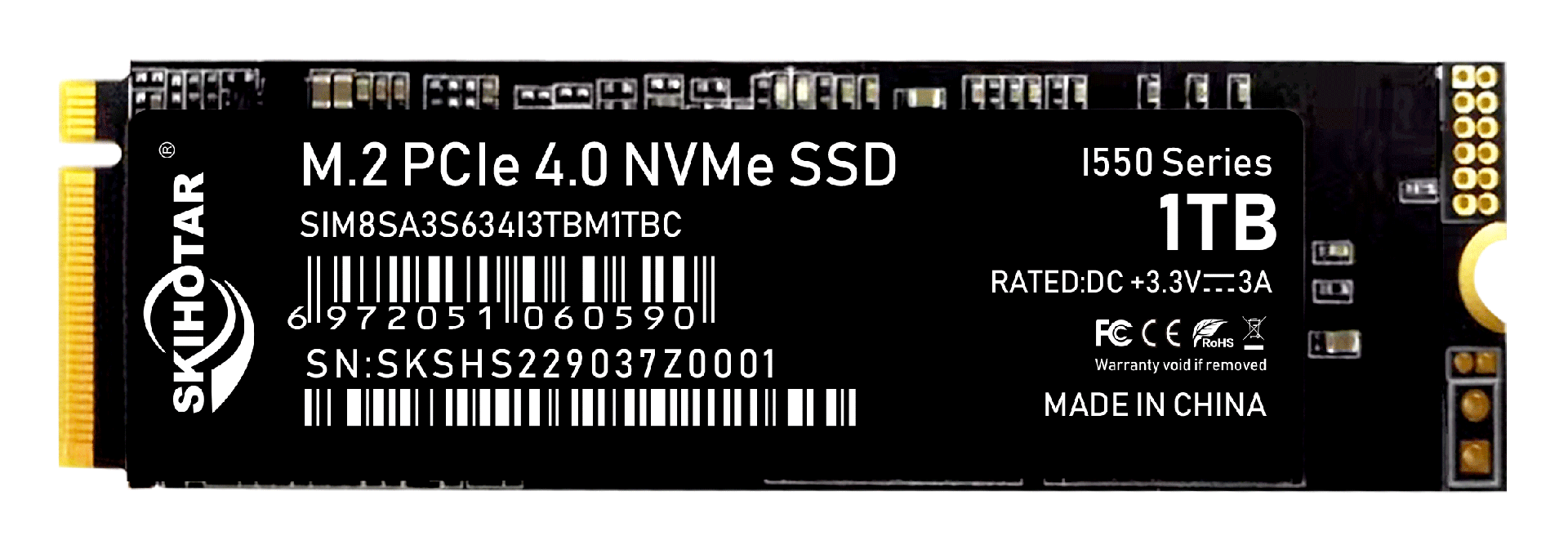I550  PCIe 4.0 NVMe